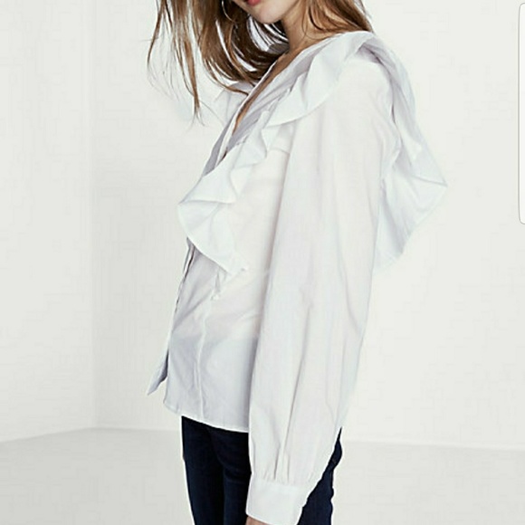 Cotton withe blouse - Picture 3 of 4